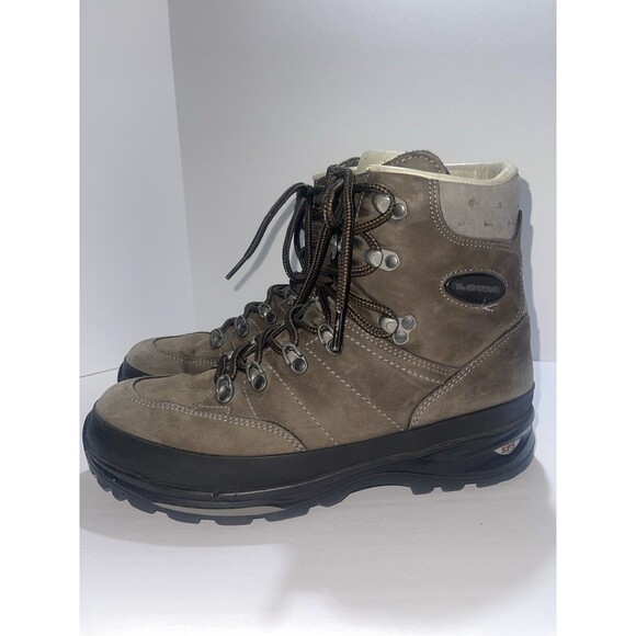 Lowa Trekker Brown Leather Lined Men’s Hiking Boots 9 US Men GUC main image 10